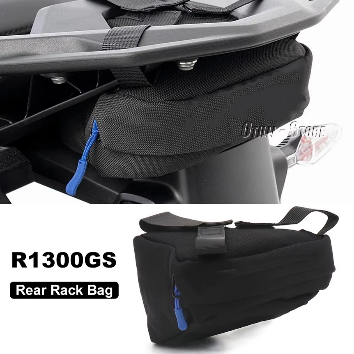 Panniers Waterproof Rear - Bolsa Trasera Impermeable para Motocicleta, Alforja,