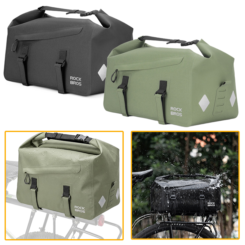Panniers Waterproof Rear - Bolsa para bicicleta, bolsa expandible de
