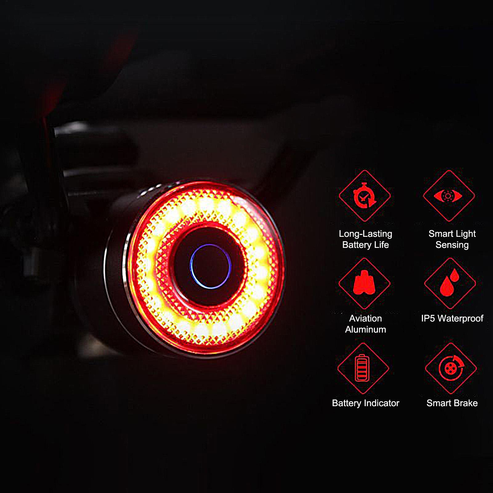 Luz de freno de bicicleta, luz - Cycling For Commute reseña y precio