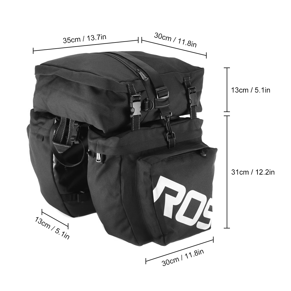 Bolsa multifunción 3 en 1 para - Panniers Waterproof Rear reseña y precio