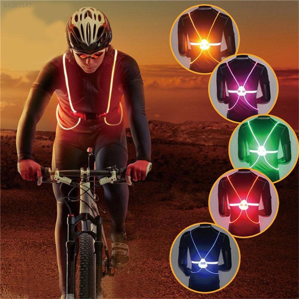 Chaleco Reflectante LED 360° p - Reflective Vest Cycling reseña y precio