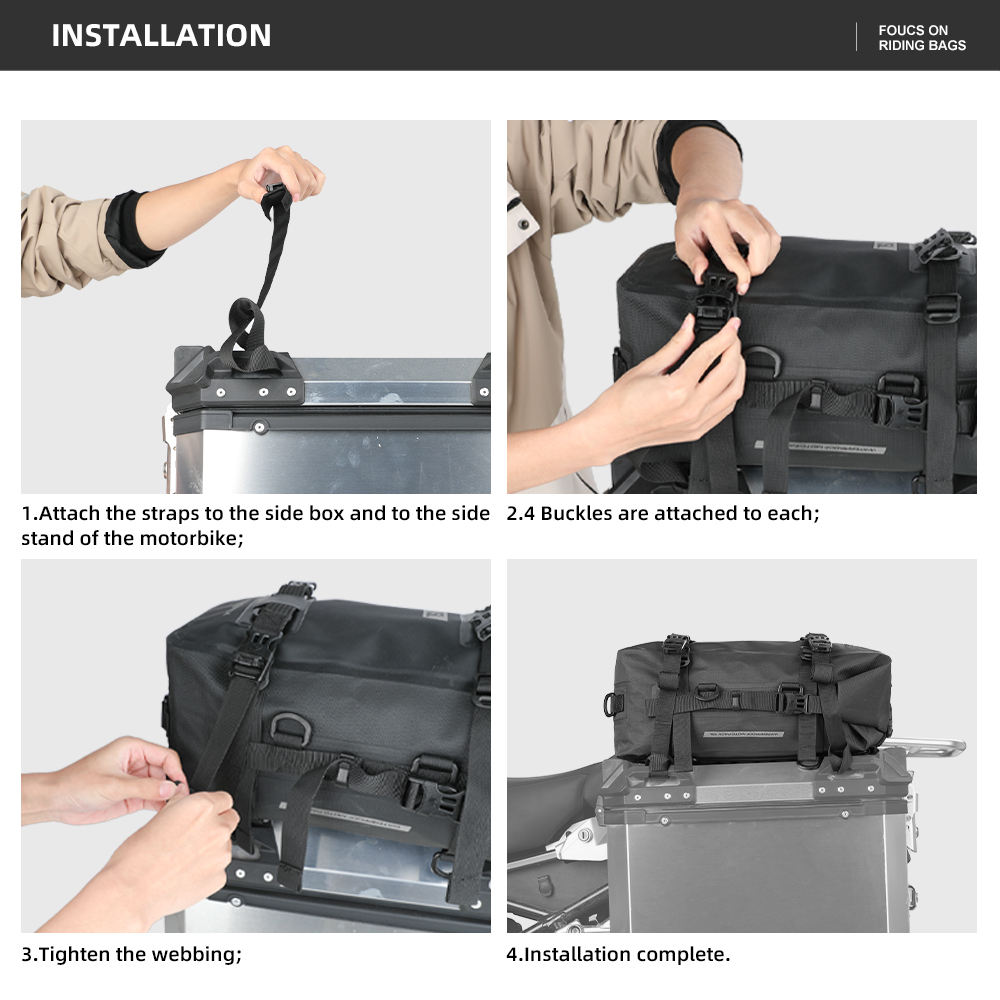Rhinowalk-Bolsa de equipaje im - Panniers Waterproof Rear reseña y precio