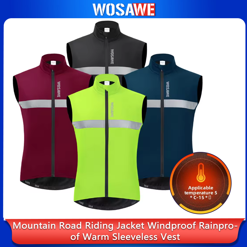 Chaleco de Ciclismo WOSAWE par - Reflective Vest Cycling reseña y precio
